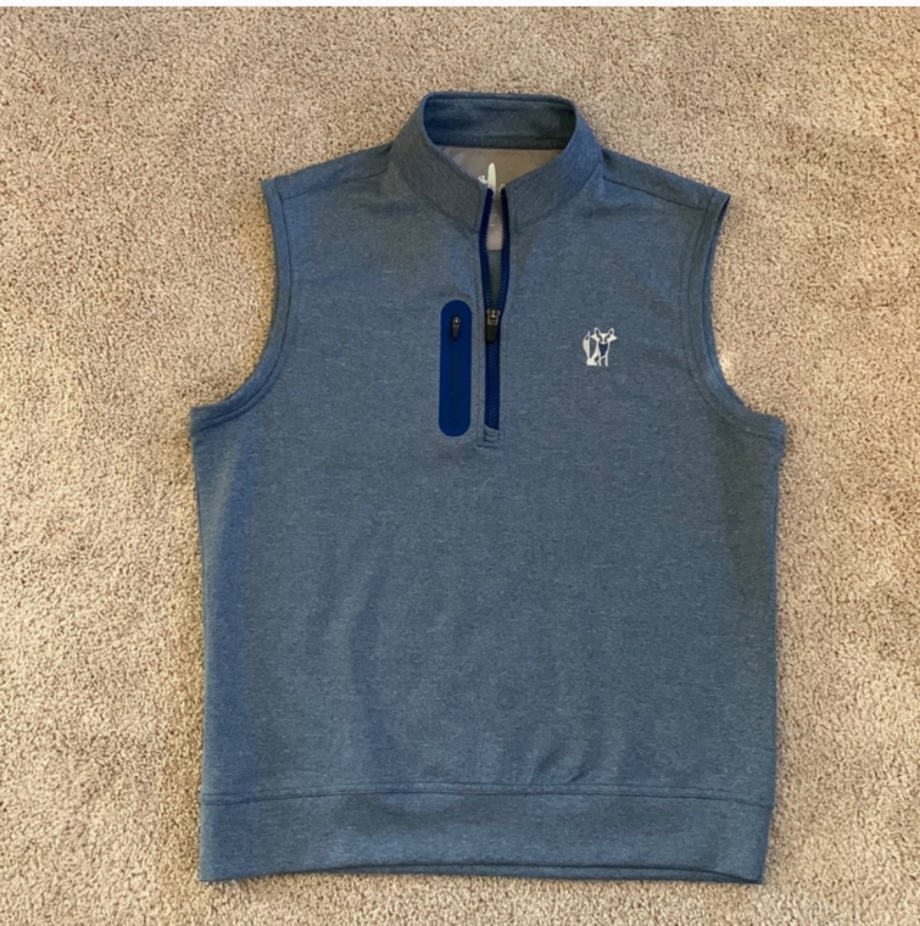 Johnnie-O Denny Prep-Formance 1/4 Zip Outerwear In Lake